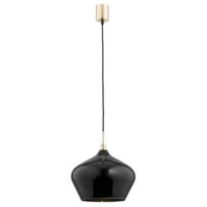 Lampa stylowa wisząca IRUN 4278 nowoczesna czarna+złoto - Argon