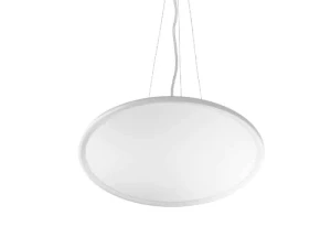Azzardo Lampa wisząca metalowa biała 72cm AZ1270 z serii SNELLO