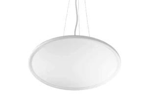 Azzardo Lampa wisząca biurowa biała metalowa 82cm AZ1271 z serii SNELLO