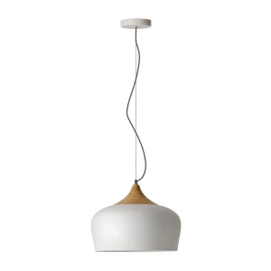 Azzardo Lampa wisząca metalowa biało-brązowa 36cm AZ1330 z serii PARMA
