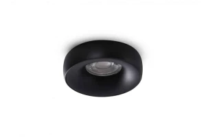 Azzardo Pierścień ozdobny metalowy czarny 9,5cm AZ2567 z serii ADAMO