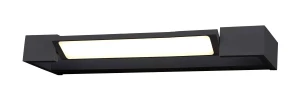 Azzardo Kinkiet łazienkowy czarny metalowy 30cm IP44 AZ2883 z serii DALI