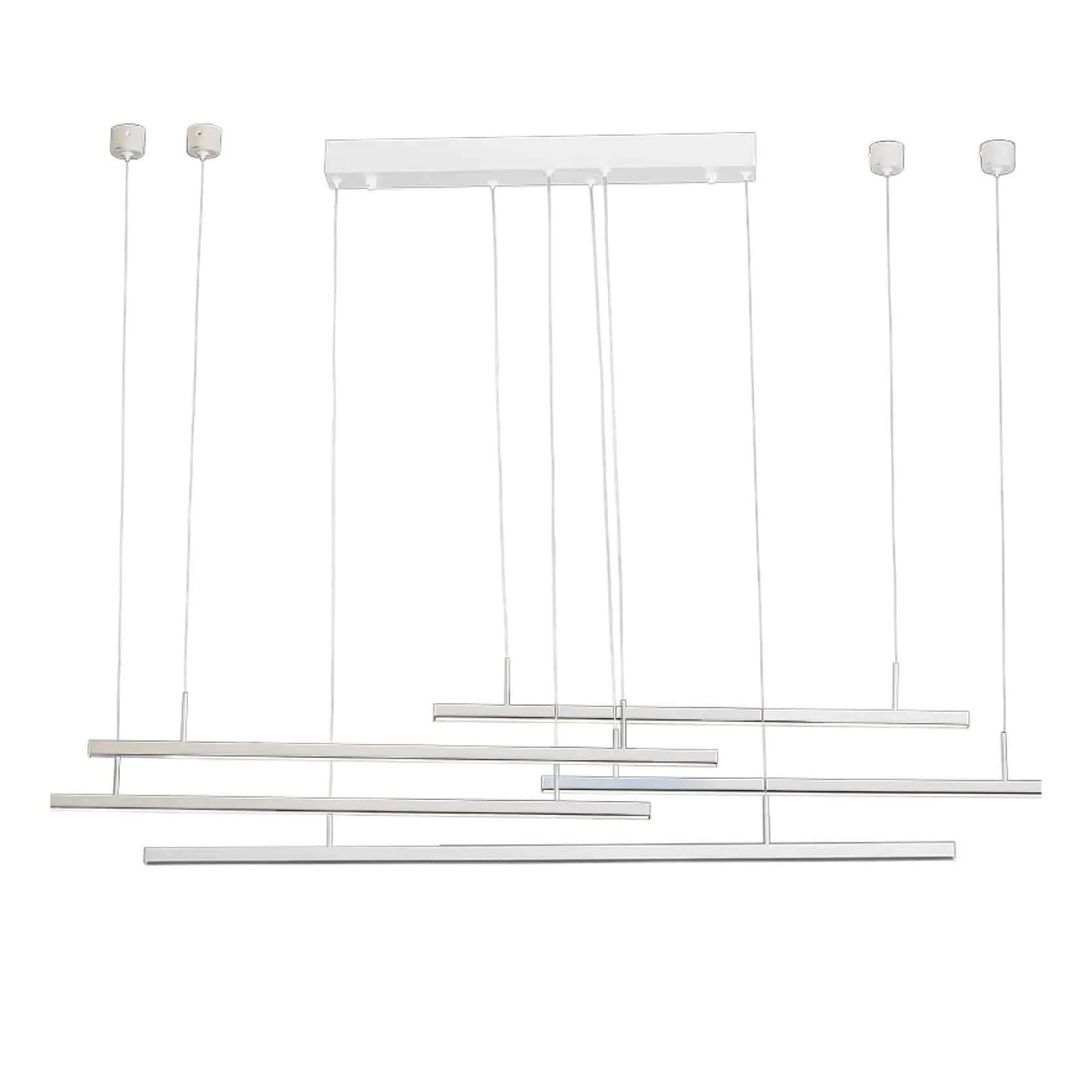 Azzardo Lampa wisząca biała metalowa 180cm AZ3185 z serii Merlo