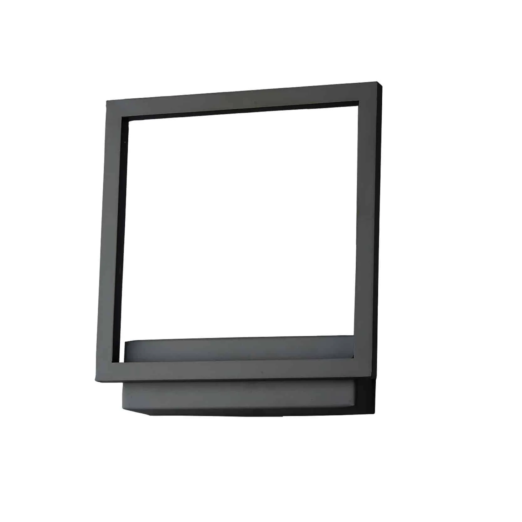 Azzardo Kinkiet LED kwadratowy czarny metalowy 25cm AZ3141 z serii Opera