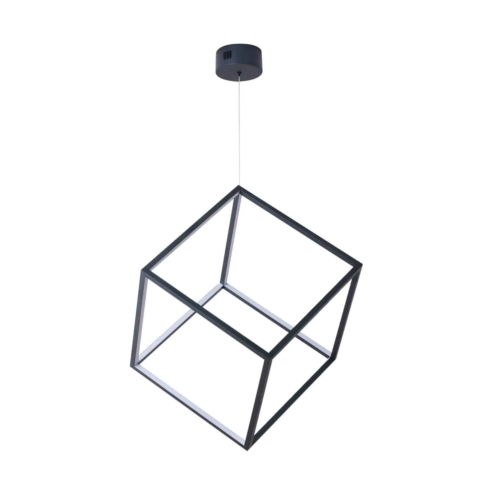 Azzardo Lampa wisząca metalowa czarna 44cm AZ3183 z serii Strange