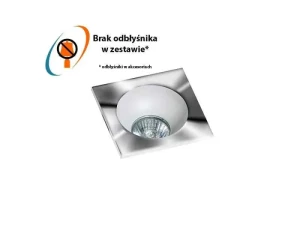 Azzardo Oprawa do wbudowania kwadratowa chromowana 11,5cm AZ1734 z serii HUGO