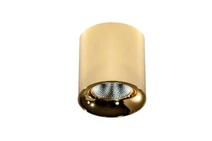 Azzardo Plafon metalowy złoty LED 11cm AZ4157 z serii Mane