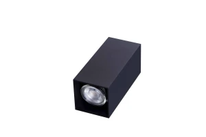 Azzardo Kinkiet loft czarny metalowy 2-punktowy AZ4401 z serii Velia Square