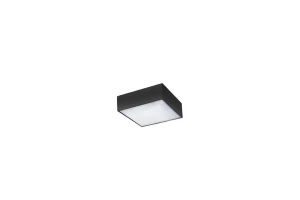 Azzardo Plafon LED kwadratowy czarno-biały 17cm AZ3684 z serii MONZA II