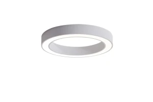Azzardo Plafon LED biały metalowy okrągły 80cm AZ5034 z serii MARCO TOP