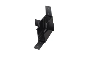 Azzardo Łącznik narożny magnetyczny czarny metalowy AZ5173 z serii BETA MAGNETIC