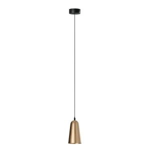 Azzardo Lampa wisząca metalowa złota pojedyncza AZ5650 z serii CAPRI