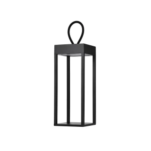 Azzardo Lampa stołowa zewnętrzna metalowa czarna 30cm AZ5700 z serii HEDDA