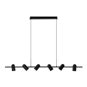 Azzardo Lampa wisząca metalowa czarna 6-punktowa AZ5730 z serii VIVI