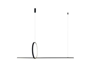 Azzardo Lampa wisząca LED czarna metalowa 120cm AZ5756 z serii PELLE