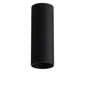 Azzardo Lampa wisząca tubowa czarna ryflowana AZ6142 z serii LUCAS RIBBED TUBE