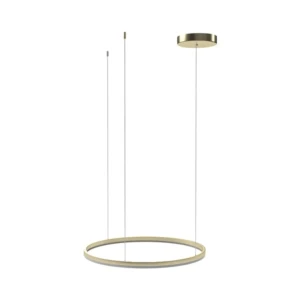Azzardo Lampa wisząca LED złota aluminiowa 80cm AZ6473 z serii HALO