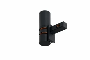 Azzardo Łącznik szynowy magnetyczny czarny aluminiowy AZ6481 z serii ALFA