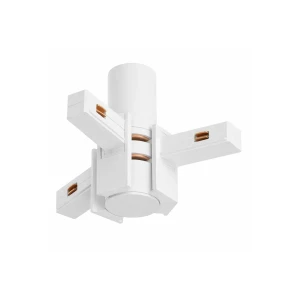 Azzardo Łącznik magnetyczny kątowy biały aluminiowy AZ6486 z serii ALFA