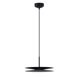 Azzardo Lampa wisząca aluminiowa czarna 35cm AZ6578 z serii DISC