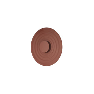 Azzardo Kinkiet aluminiowy brązowy okrągły 40cm AZ6580 z serii RIPPLE