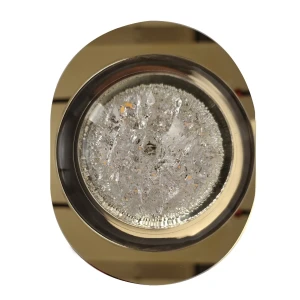 Azzardo Kinkiet aluminiowy złoty LED 18cm AZ6741 z serii EUFORIA