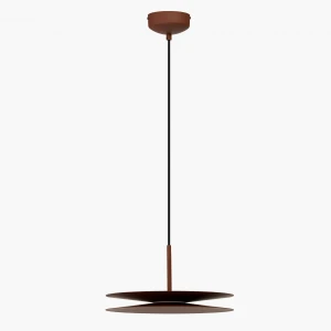 Azzardo Lampa wisząca aluminiowa brązowa 35cm AZ6743 z serii DISC