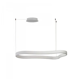 Azzardo Lampa wisząca LED biała aluminiowa 90cm AZ6752 z serii MIRABELLA