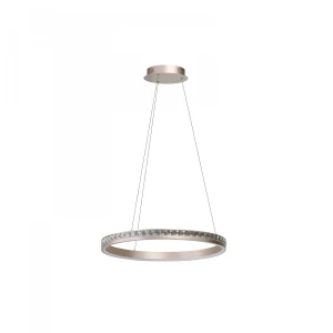 Azzardo Lampa wisząca złota kryształowa LED 60cm AZ6770 z serii CAMELIA