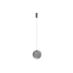 Azzardo Lampa wisząca chromowana aluminiowa LED AZ6797 z serii EUFORIA