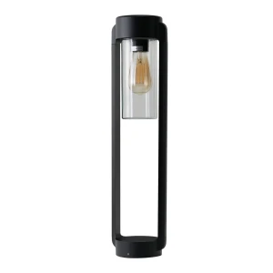 Azzardo Słupek ogrodowy aluminiowy czarny 60cm AZ6828 z serii LANTERN