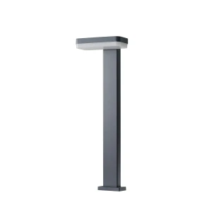 Azzardo Słupek ogrodowy aluminiowy szary LED 65cm AZ6833 z serii OPLO