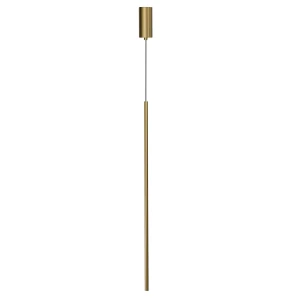 Azzardo Lampa wisząca aluminiowa złota 120cm AZ7165 z serii BIRMA
