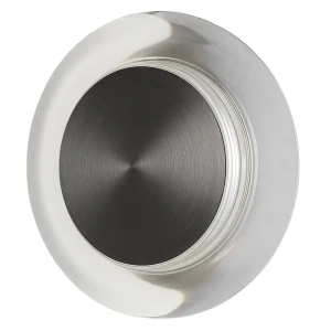 Azzardo Kinkiet aluminiowy tytanowy okrągły LED AZ7171 z serii ALEXANDRIA