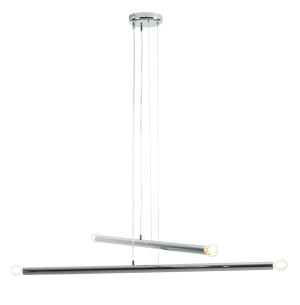 Aldex Lampa wisząca metalowa chromowana 4-punktowa 1072L4 z serii TUBO