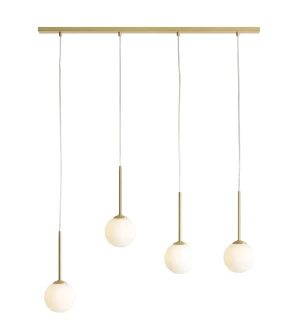 Aldex Lampa wisząca metalowa mosiężna 4-punktowa 1087L40 z serii BOSSO