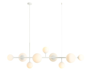 Aldex Lampa wisząca metalowa biała 5-punktowa 1092N z serii DIONE