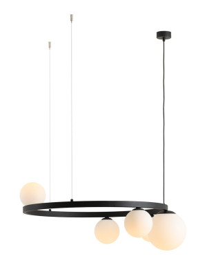 Aldex Lampa wisząca metalowa czarna 4-punktowa 1099F1_R z serii GARDA