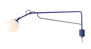 Aldex Kinkiet metalowy niebieski 29cm 1105C25_D z serii SOHO GLASS