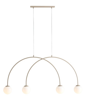 Aldex Lampa wisząca metalowa beżowa 4-punktowa S1116L17_S z serii UNA
