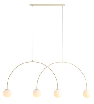 Aldex Lampa wisząca metalowa kremowa 4-punktowa 1116L9_L z serii UNA