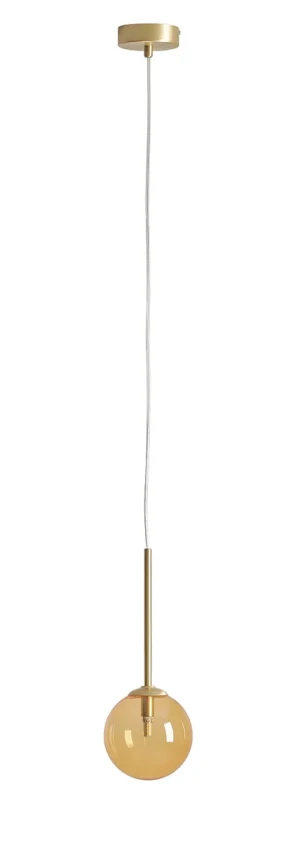 Aldex Lampa wisząca mosiężna szklana 14cm 1119XXS40_P z serii BOSSO MINI