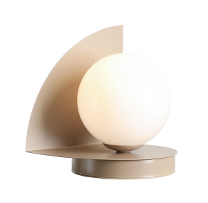 Aldex Lampka biurkowa metalowa beżowa 21cm BEIGE1125B17 z serii LOOP
