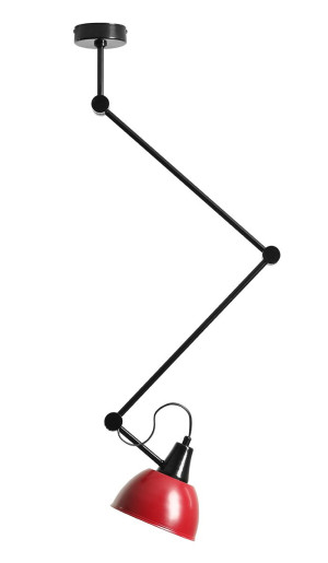 Aldex Plafon metalowy czerwony 17cm 1141PL_G3_15 z serii AIDA