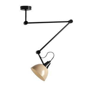 Aldex Plafon metalowy beżowy 17cm 1141PL_G3_17 z serii AIDA
