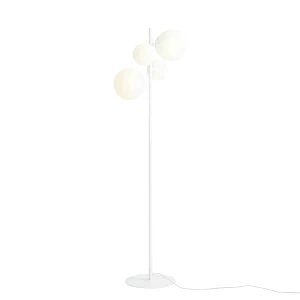Aldex Lampa podłogowa metalowa biała 4-punktowa 1091A z serii BLOOM WHITE