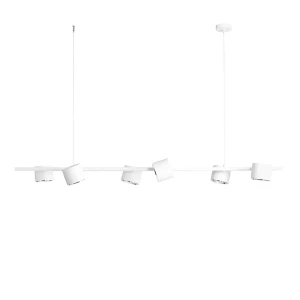 Aldex Lampa wisząca metalowa biała 6-punktowa 1046K z serii BOT