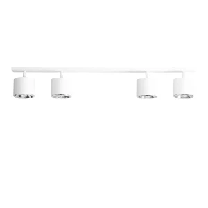 Aldex Plafon metalowy biały 4-punktowy 100cm 1046PL_L1 z serii BOT
