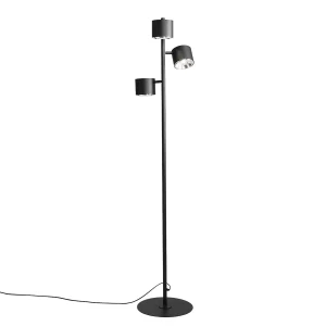 Aldex Lampa stojąca metalowa czarna 3-punktowa 1047A z serii BOT