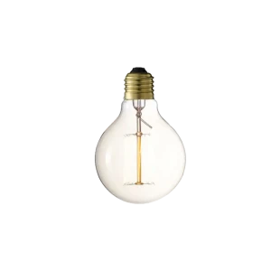 Dekoracyjna żarówka STRAIGHT G80 40W E27 - Cosmo Light